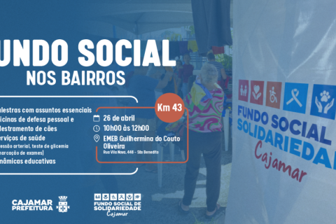 Cajamar inicia projeto “Fundo Social nos Bairros” no próximo dia 26 de abril