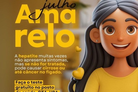 Julho Amarelo: Jandira na Luta Contra as Hepatites Virais